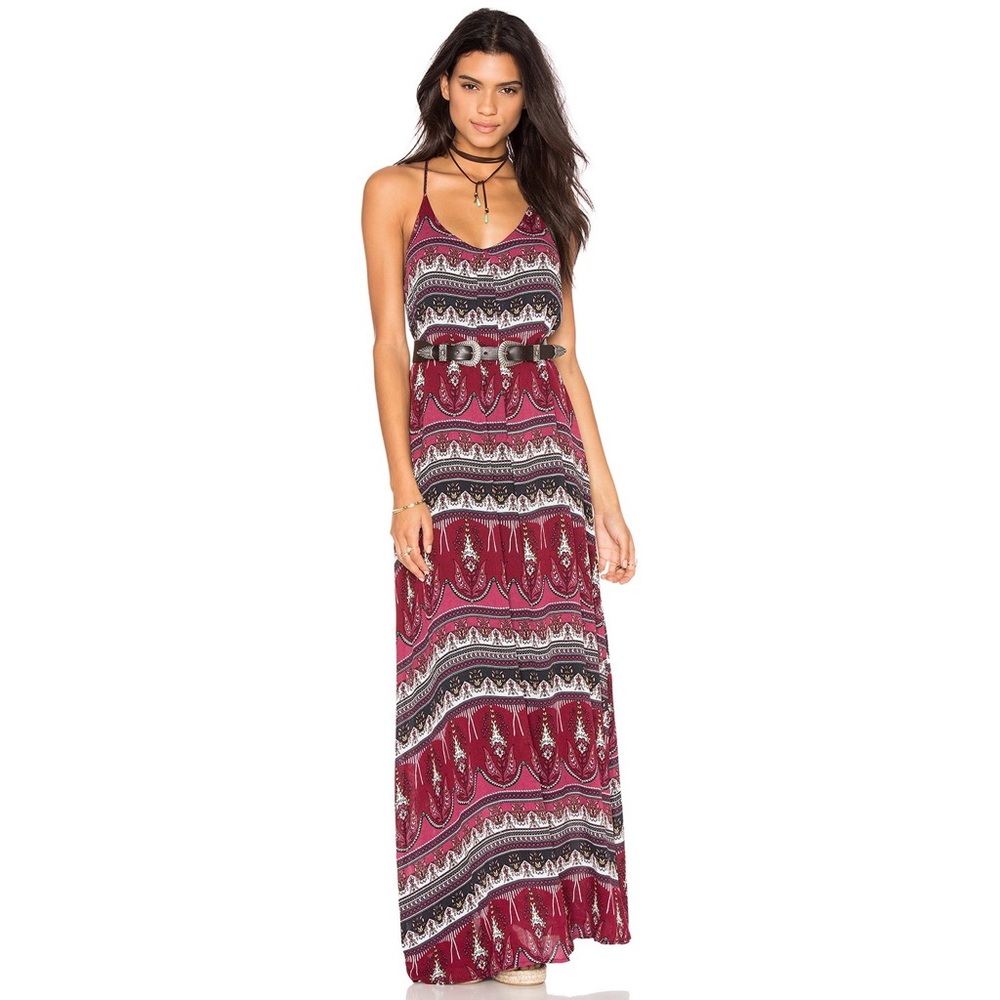 REVOLVE- BISHOP+YOUNG Paisley Maxi Dress